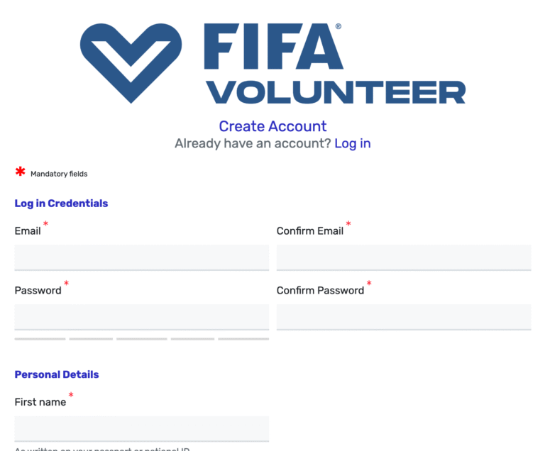 Fifa Volunteers